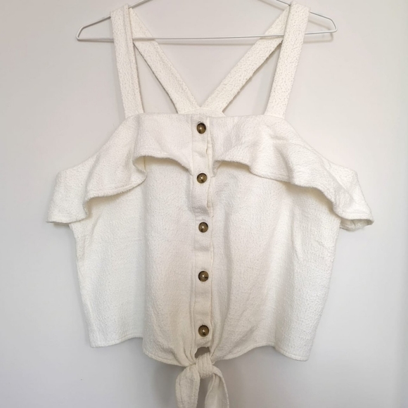 Madewell Texture & Thread White Tank - Picture 3 of 4